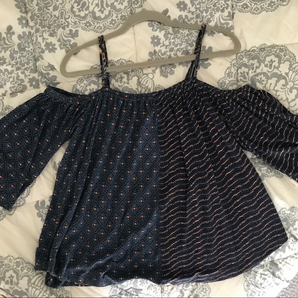 Anthropologie Delta cold shoulder.